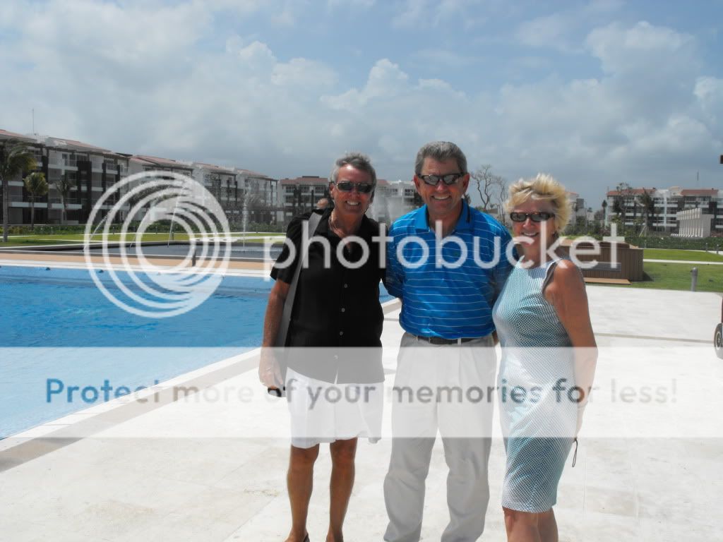 Trish Youngstrum & Bob Hyde with Professional Golfer Nick Price