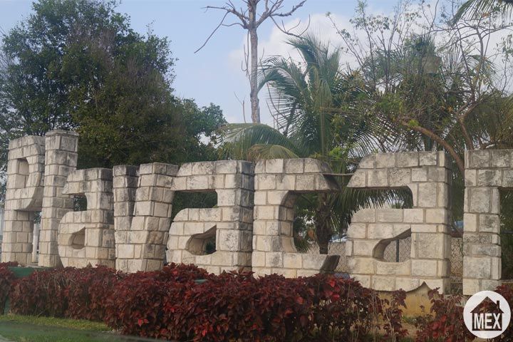 Gated entrance of Playacar, Playa del Carmen