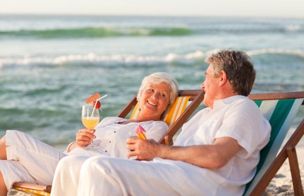 A couple enjoying life on retirement