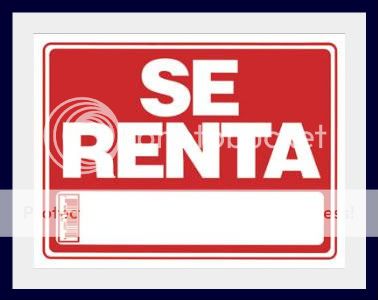 Mexico for Rent Sign