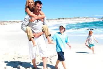 Walk on the beach in Playa del Carmen