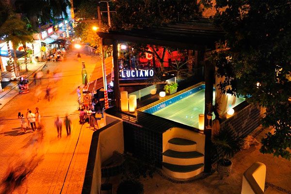 balcony at the fifth avenue, playa del carmen