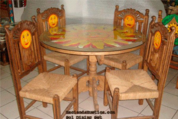 Sol Dining Set - Hacienda Rustica