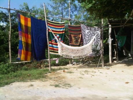 Hammocks near Coba