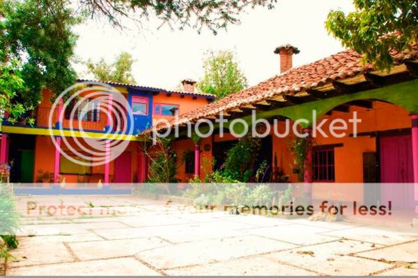 bright mexican colonial home