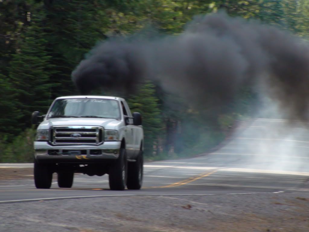 Ford f250 diesel blowing white smoke