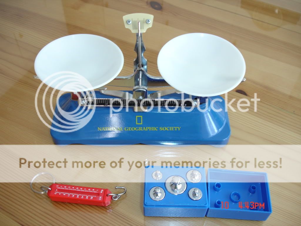 TABLE BALANCE SCALE WITH WEIGHTS  