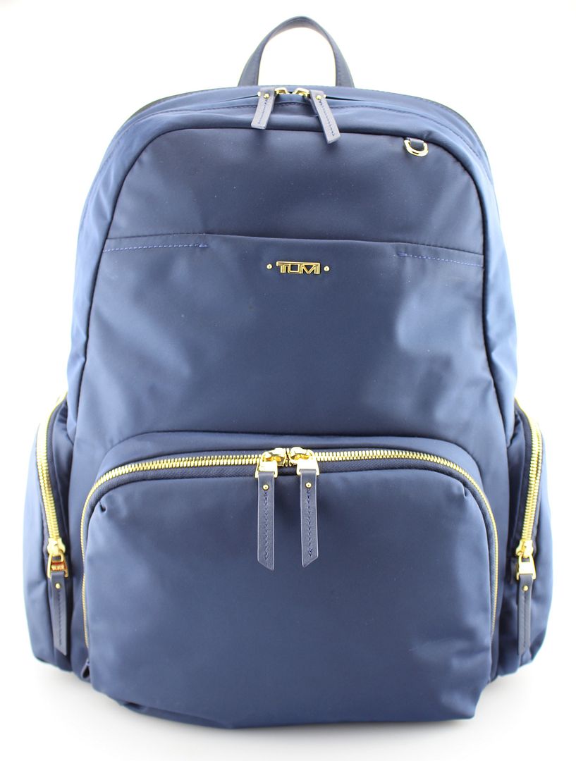 tumi voyageur calais nylon backpack black