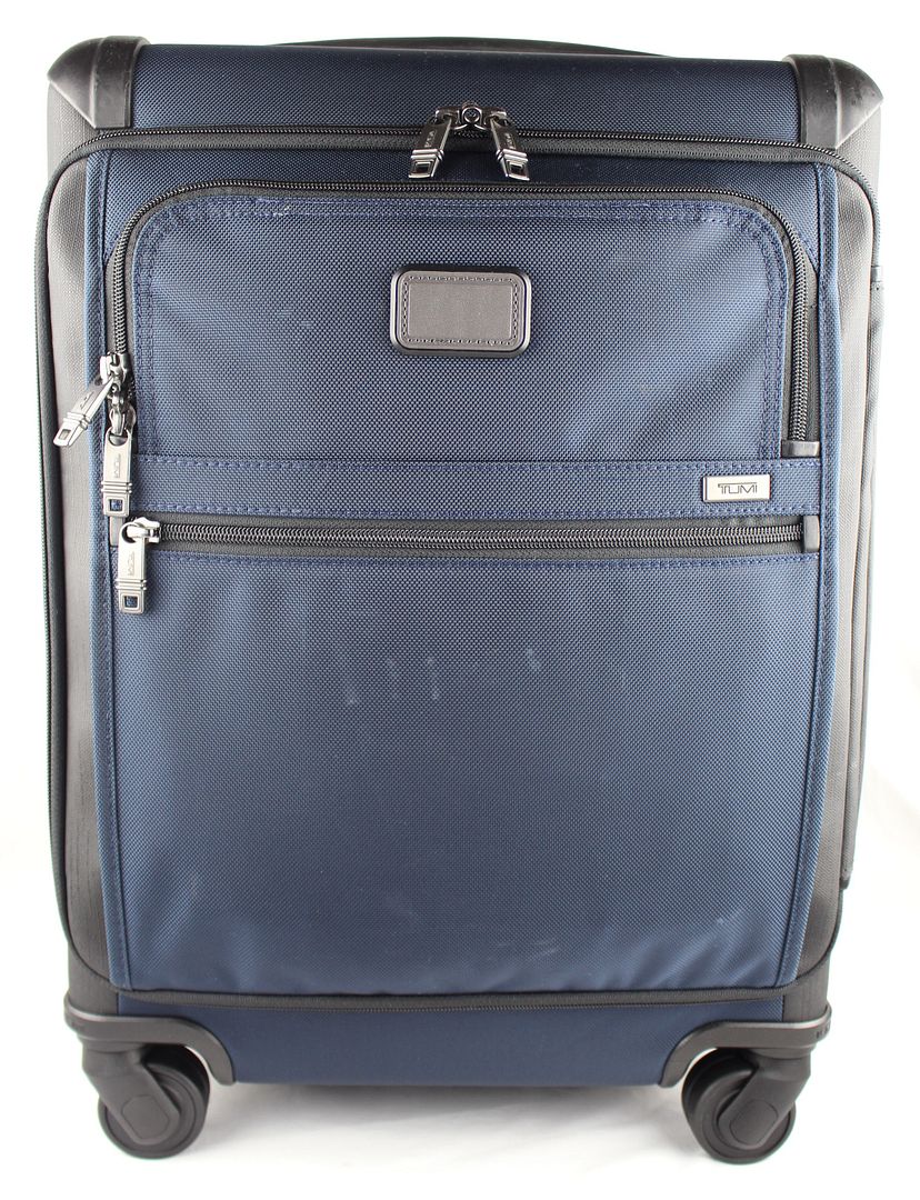 TUMI 'Alpha 2' Navy Blue Nylon Continental Expandable CarryOn