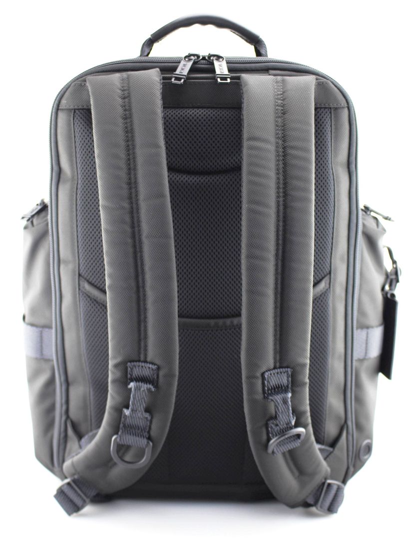 TUMI Alpha Bravo 'Sheppard' Black Nylon Deluxe Backpack - 232389D | eBay